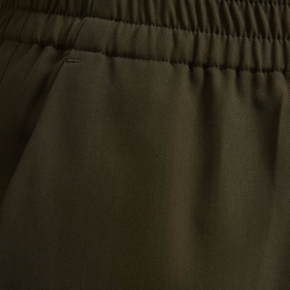 Never worn! Everlane "Italian GoWeave Easy" Pant – size O, dk green - Picture 3 of 3